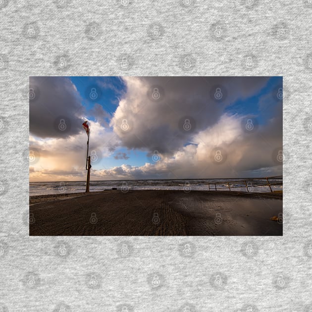 Clouds at Sheringham Town by Robert john